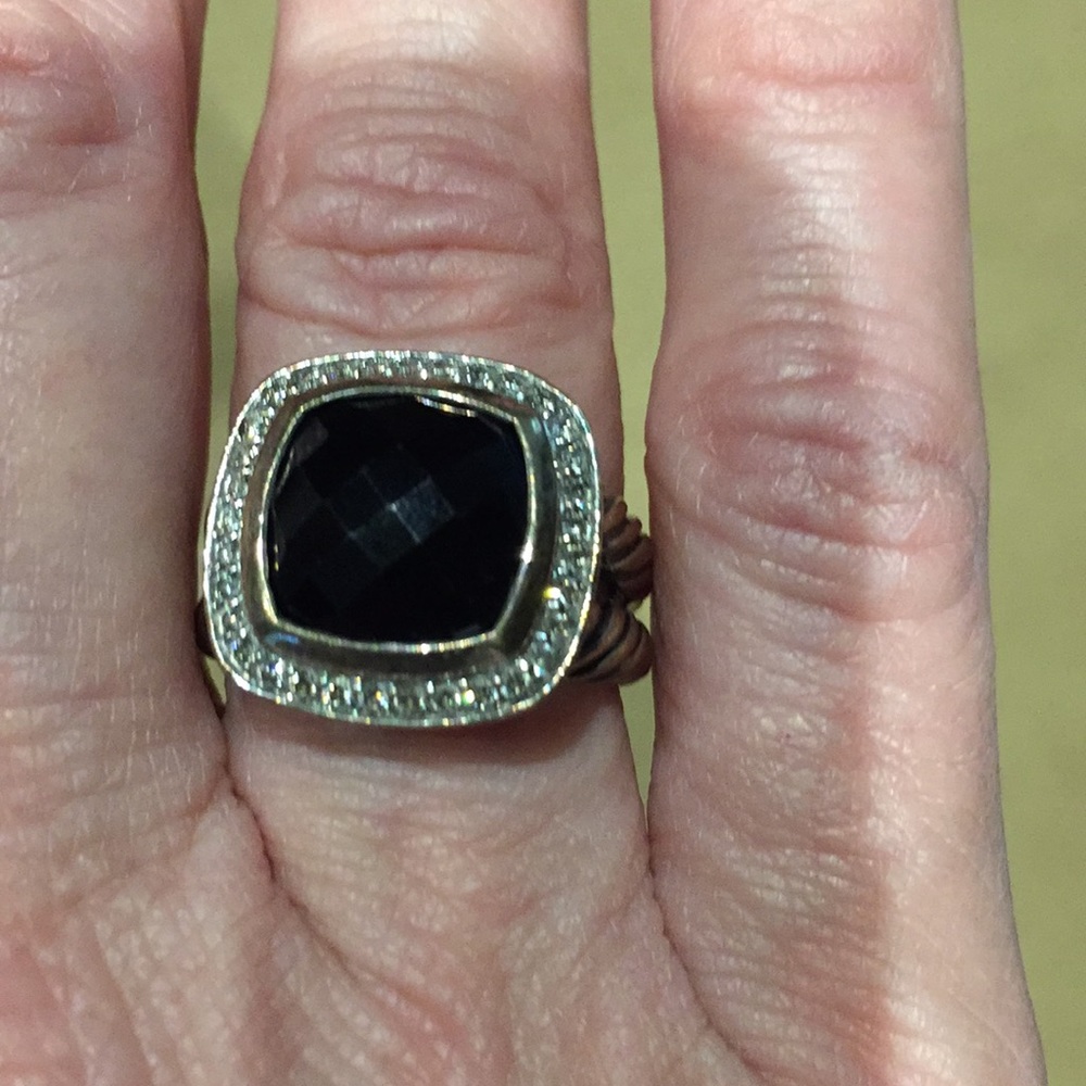 David Yurman Albion Black Onyx Ring
